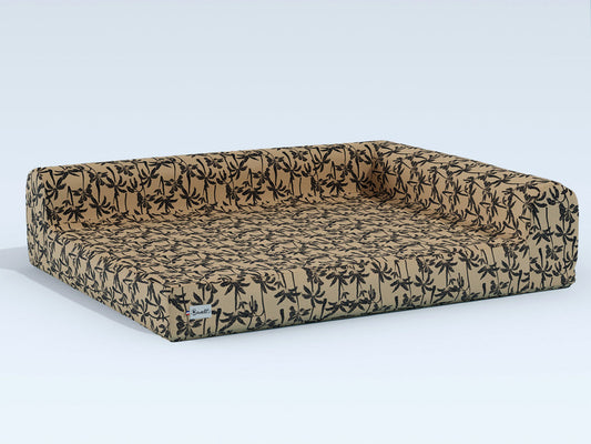 Pouf chien en mousse Palm'Beach