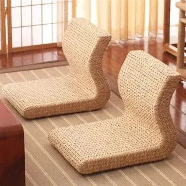 Chaise Pouf Tressé Traditionnel