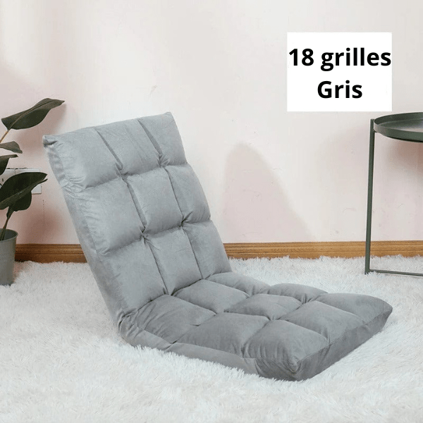 Fauteuil Pouf de Sol Pliable et Réglable