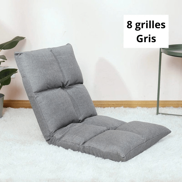 Fauteuil Pouf de Sol Pliable et Réglable