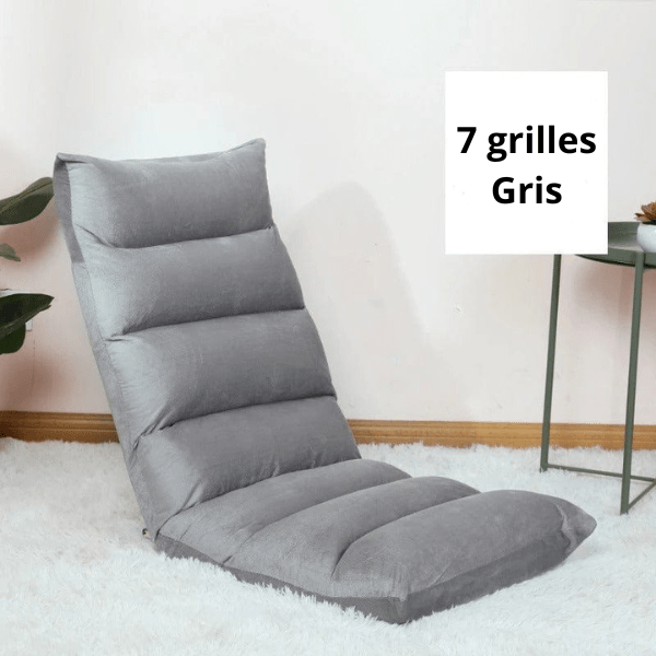 Fauteuil Pouf de Sol Pliable et Réglable