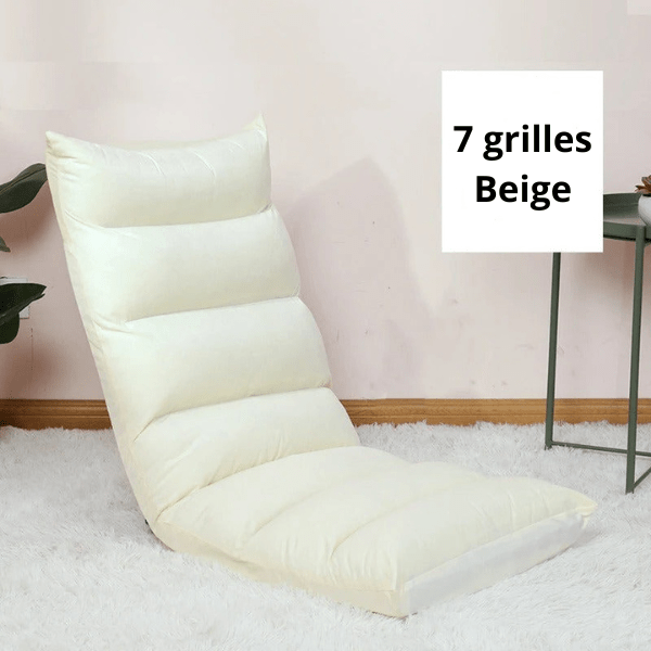 Fauteuil Pouf de Sol Pliable et Réglable