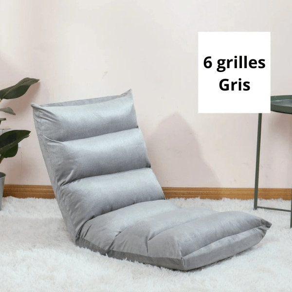 Fauteuil Pouf de Sol Pliable et Réglable