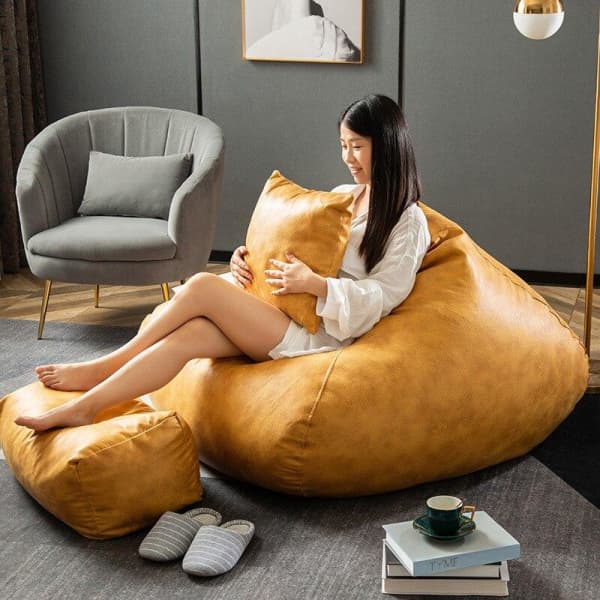 Fauteuil Pouf Design pour Lecture et Relaxation