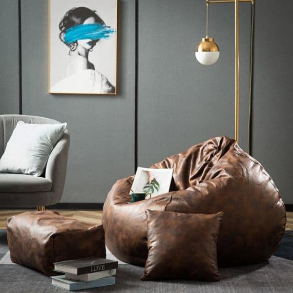 Fauteuil Pouf Design pour Lecture et Relaxation