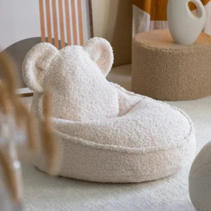 Fauteuil Pouf Enfant Polaire Doux
