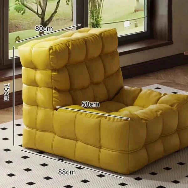 Fauteuil Pouf Gaufré