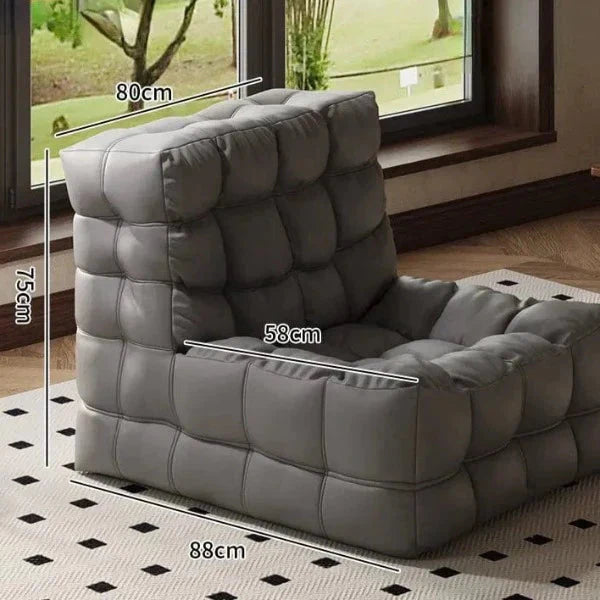 Fauteuil Pouf Gaufré