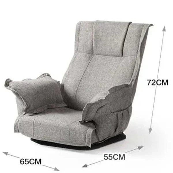 Fauteuil Pouf en Tissu Président