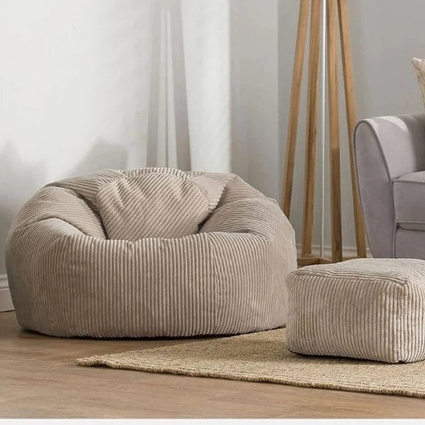 Fauteuil Pouf Lecture en Velours