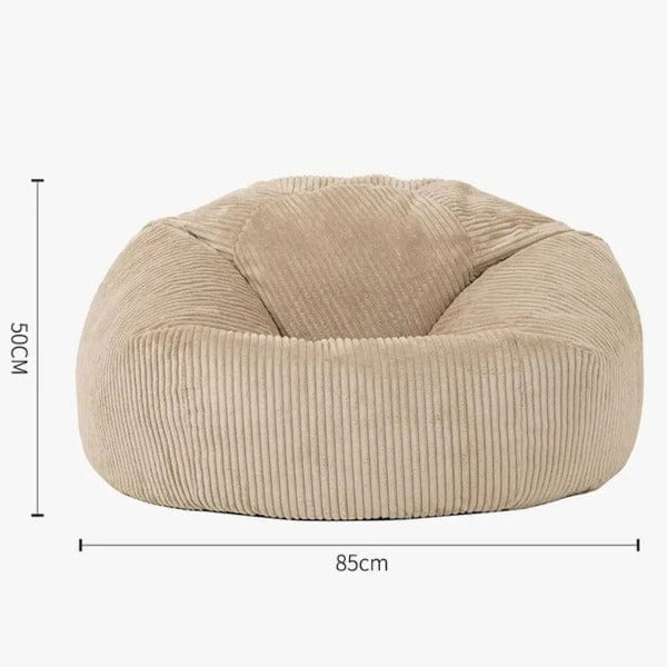 Fauteuil Pouf Lecture en Velours