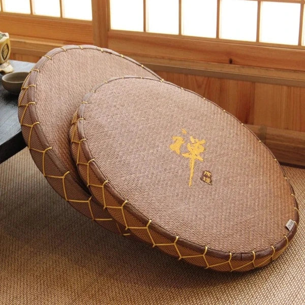 Lot Pouf Tressé Japonais Zaputon
