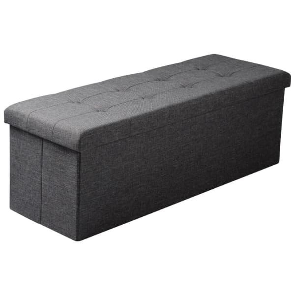 Pouf Banc Coffre de Rangement Style Ottoman