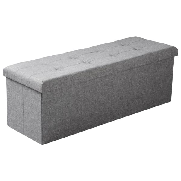 Pouf Banc Coffre de Rangement Style Ottoman