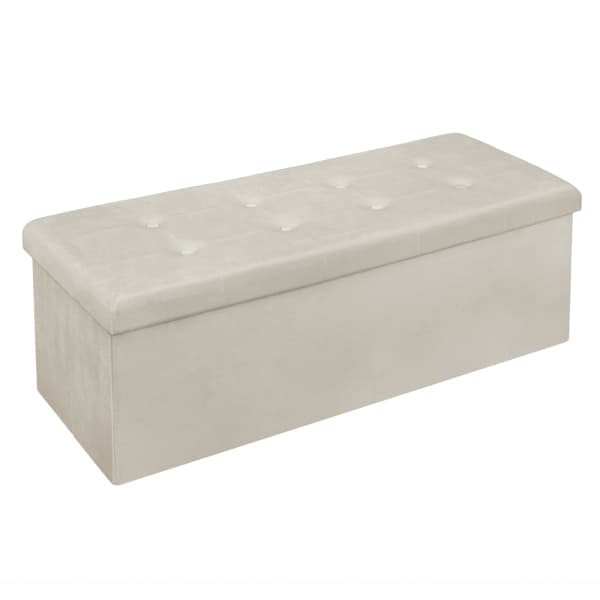 Pouf Banc Coffre de Rangement Style Ottoman
