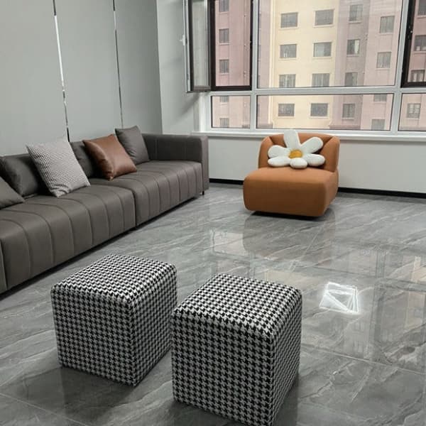 Pouf Minimaliste Carré 40x40