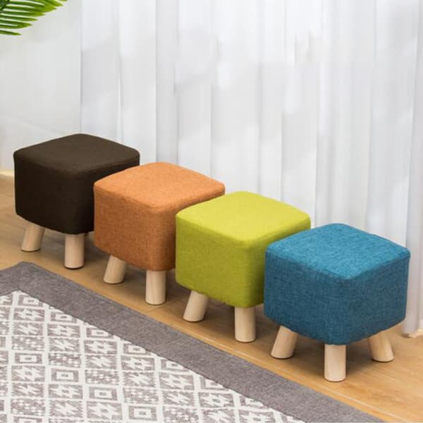 Pouf Carré Enfant Minimaliste