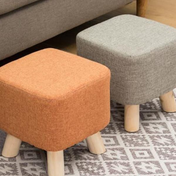 Pouf Carré Enfant Minimaliste