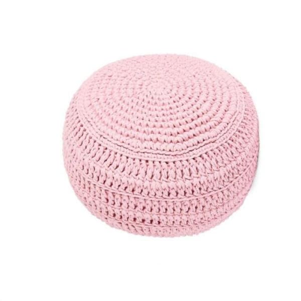Pouf Coton Tressé Artisanat