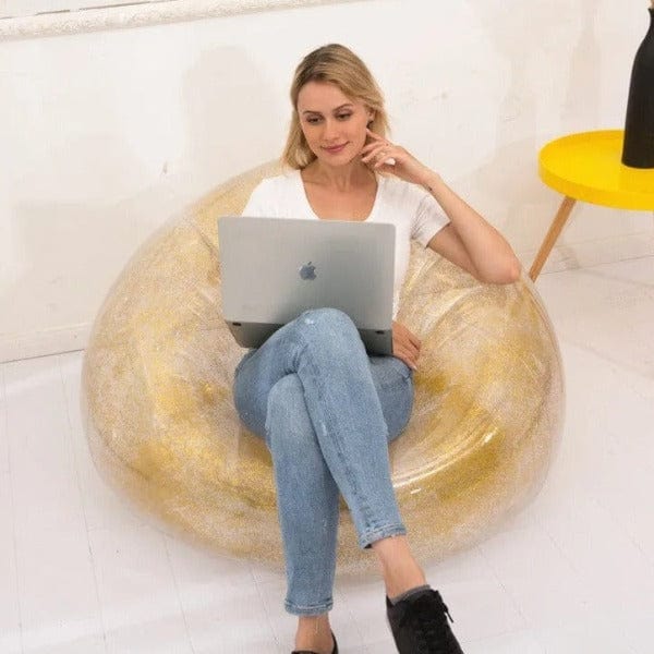 Pouf Extérieur Géant Gonflable Portable