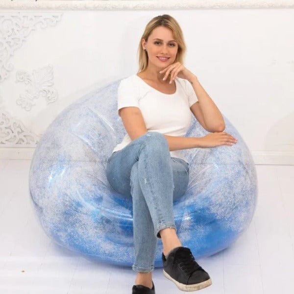 Pouf Extérieur Géant Gonflable Portable