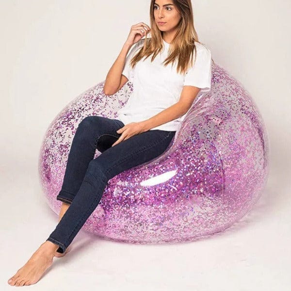 Pouf Extérieur Géant Gonflable Portable