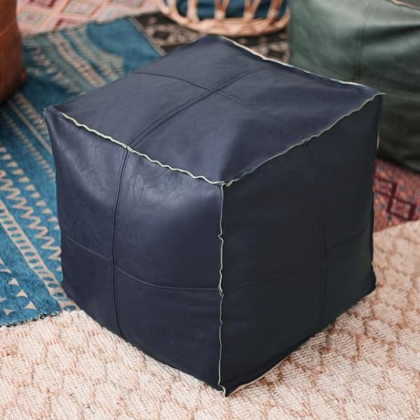 Pouf Jardin Carré Marocain Luxe