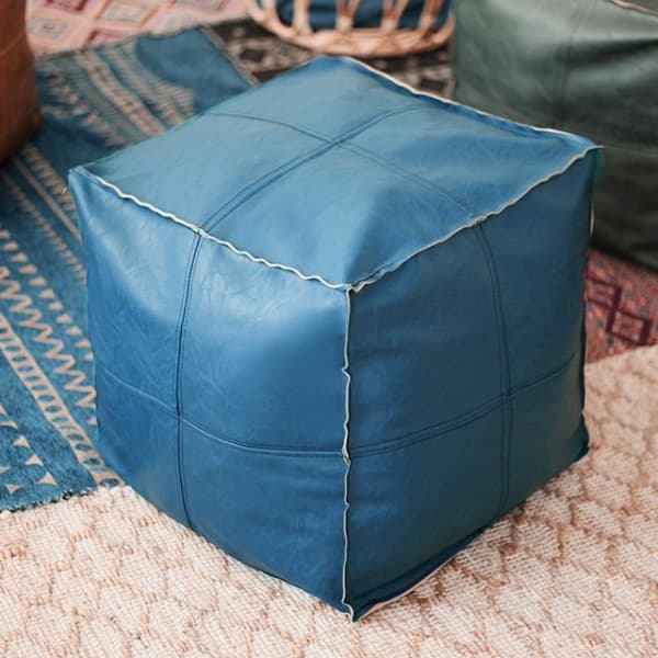 Pouf Jardin Carré Marocain Luxe