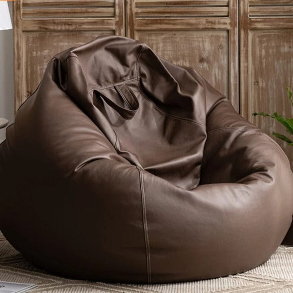 Pouf Poire Paresseux Luxe en Simili Cuir