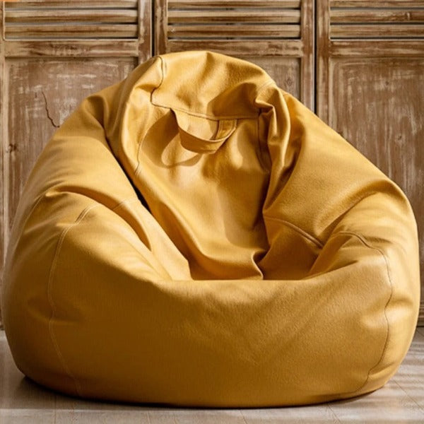 Pouf Poire Paresseux Luxe en Simili Cuir