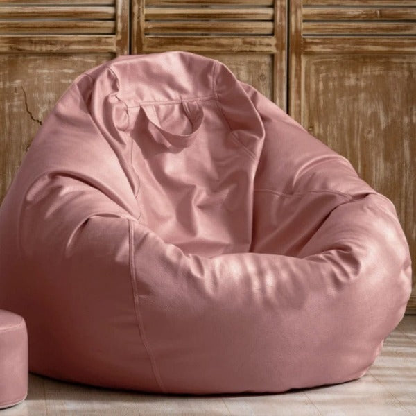 Pouf Poire Paresseux Luxe en Simili Cuir