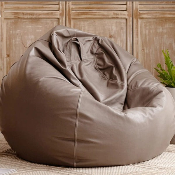Pouf Poire Paresseux Luxe en Simili Cuir