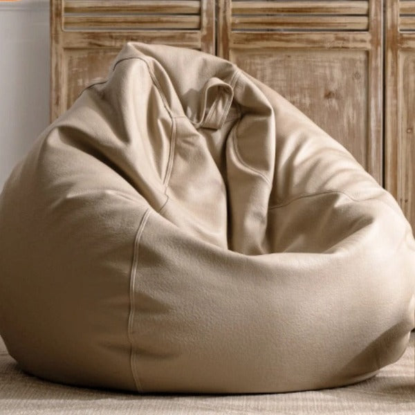 Pouf Poire Paresseux Luxe en Simili Cuir