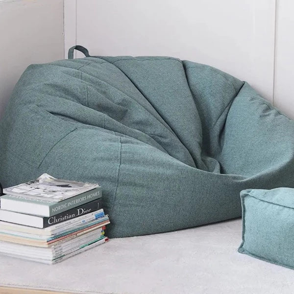 Pouf Poire Tissu Coton