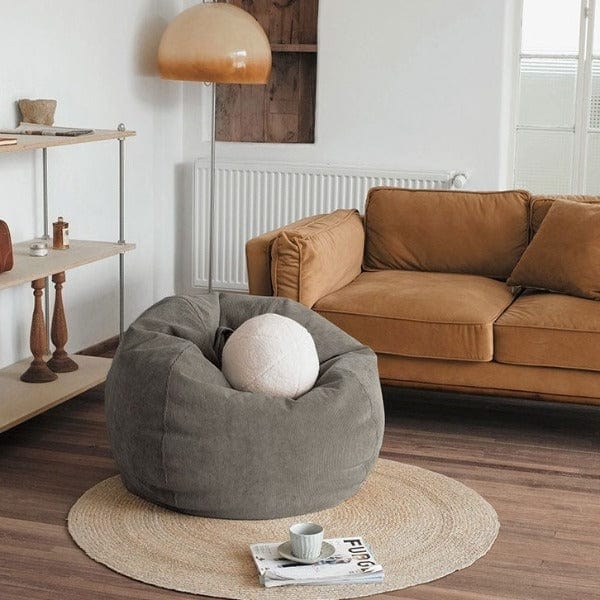Pouf Poire Velours Côtelé