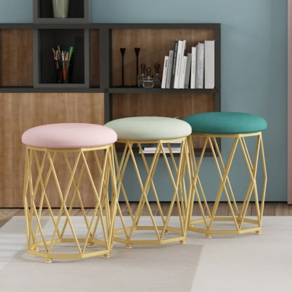 Tabouret Pouf Scandinave