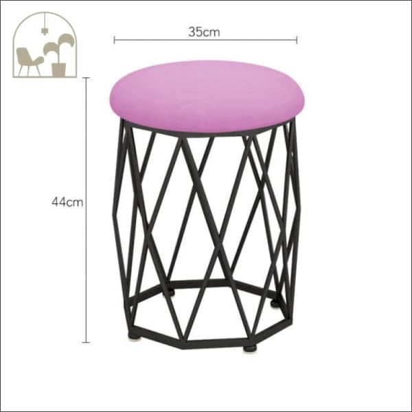 Tabouret Pouf Scandinave