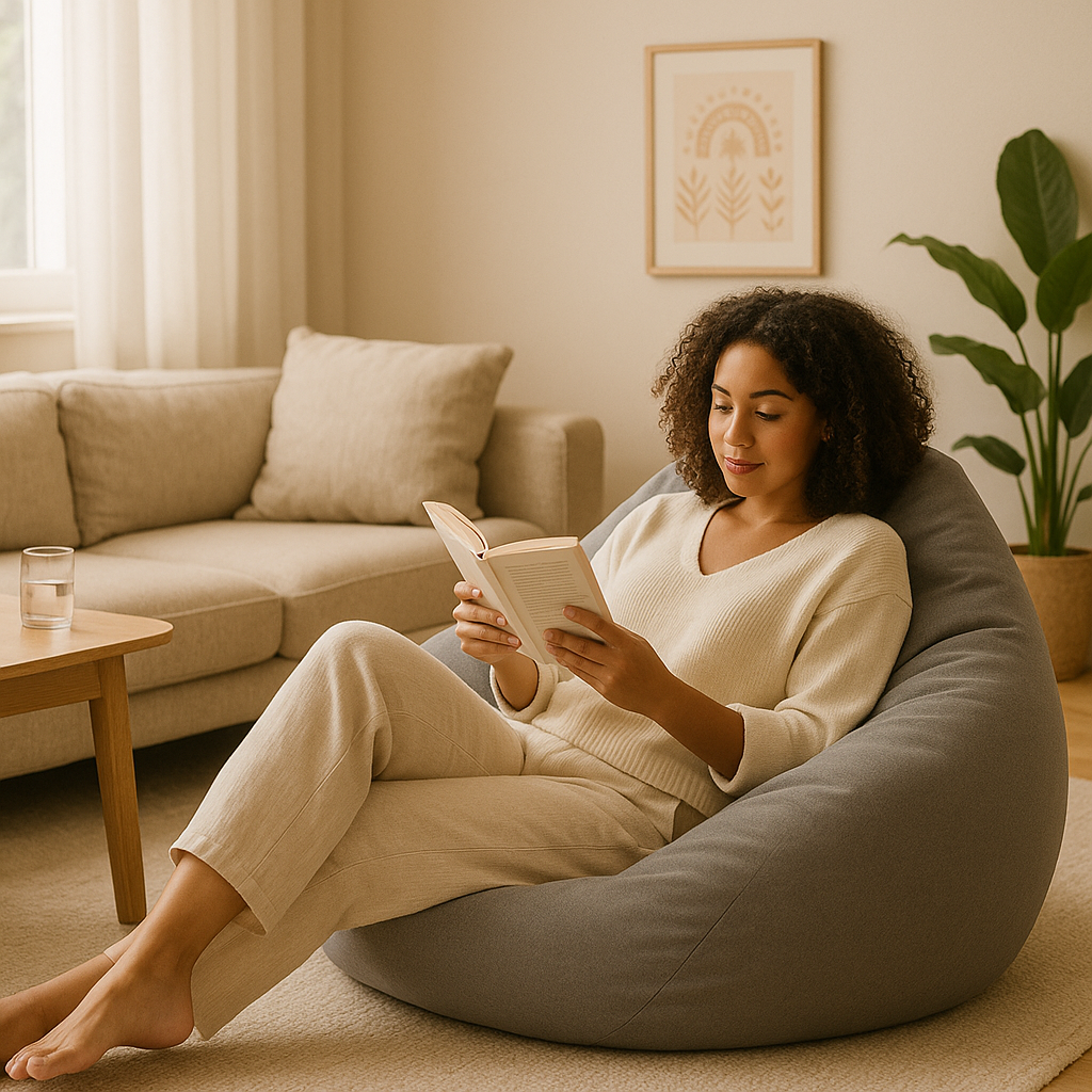 Grand Pouf Poire Classique Confort