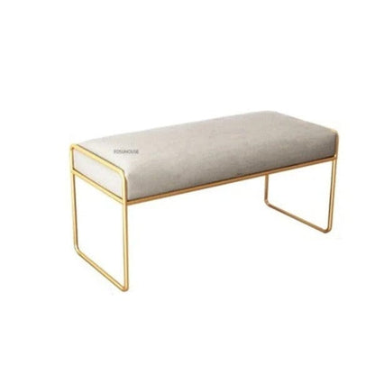 Banc Pouf Velours