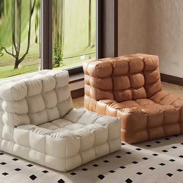 Fauteuil Pouf Gaufré