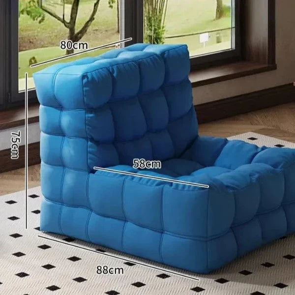 Fauteuil Pouf Gaufré