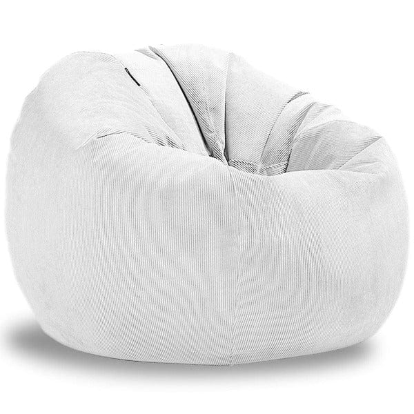 Grand Pouf Poire Velours Côtelé