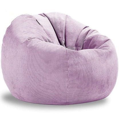 Grand Pouf Poire Velours Côtelé