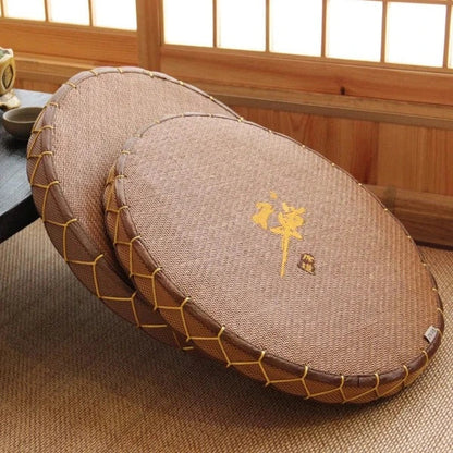 Lot Pouf Tressé Japonais Zaputon