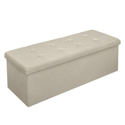 Pouf Banc Coffre de Rangement Style Ottoman