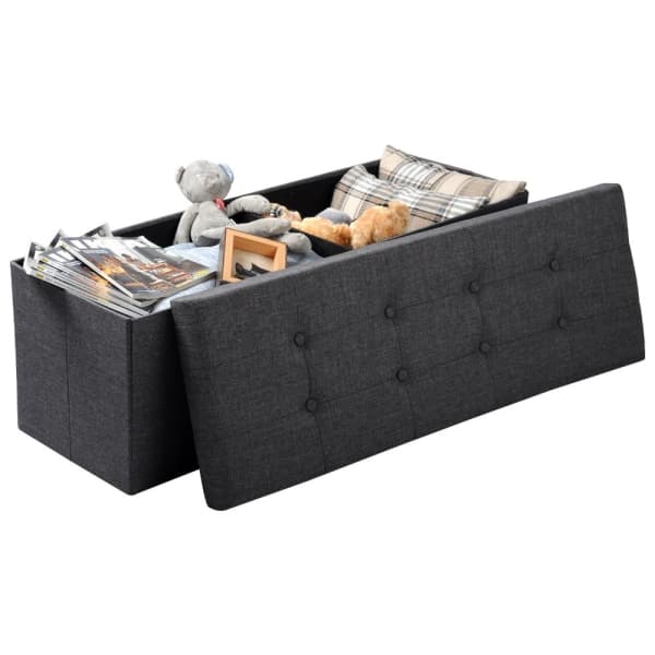 Pouf Banc Coffre de Rangement Style Ottoman