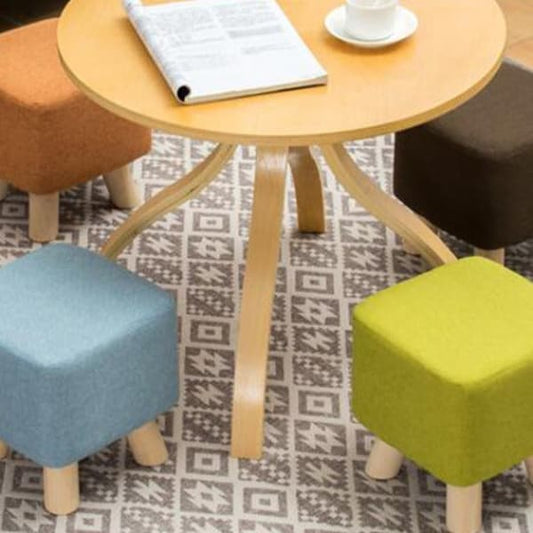 Pouf Carré Enfant Minimaliste