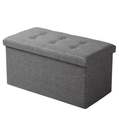 Pouf Coffre Banc avec Espace de Stockage