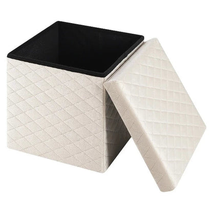 Pouf Coffre de Rangement Pliable