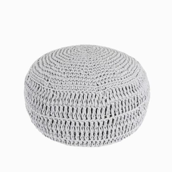 Pouf Coton Tressé Artisanat